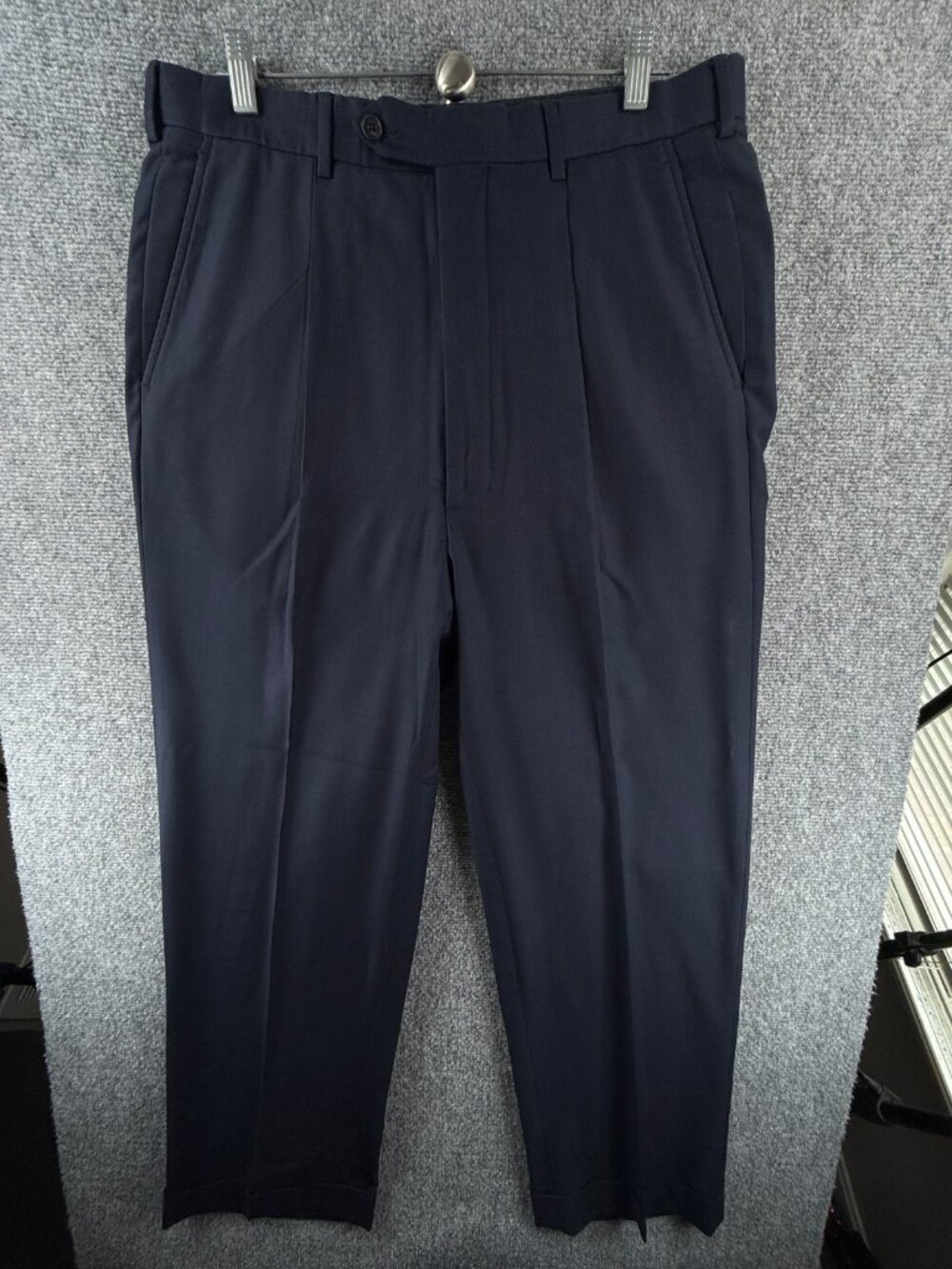 Brooks Brothers Makers Merchants Wool Dress Pants Blue Madison ACTL 34X29